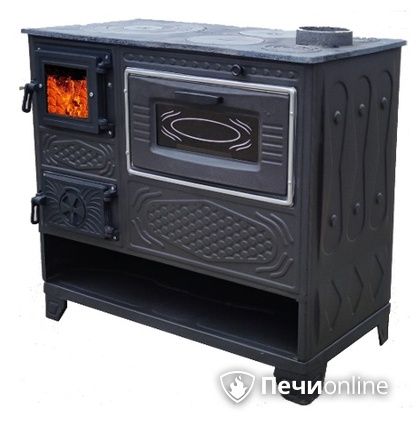 Отопительно-варочная печь МастерПечь ПВ-05С с духовым шкафом, 8.5 кВт в Тюмени